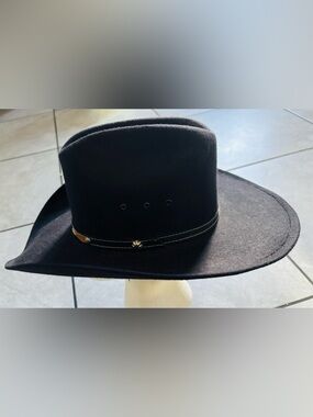 Western Express Black Felt Cowboy Hat